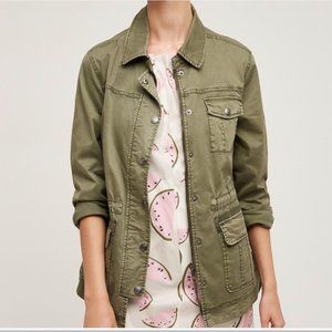 ❌ SOLD ❌ Anthropologie Marrakech Cargo Utility Military Jacket Green